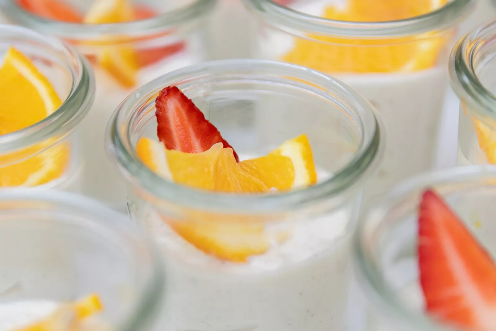 Nachspeise im Glas